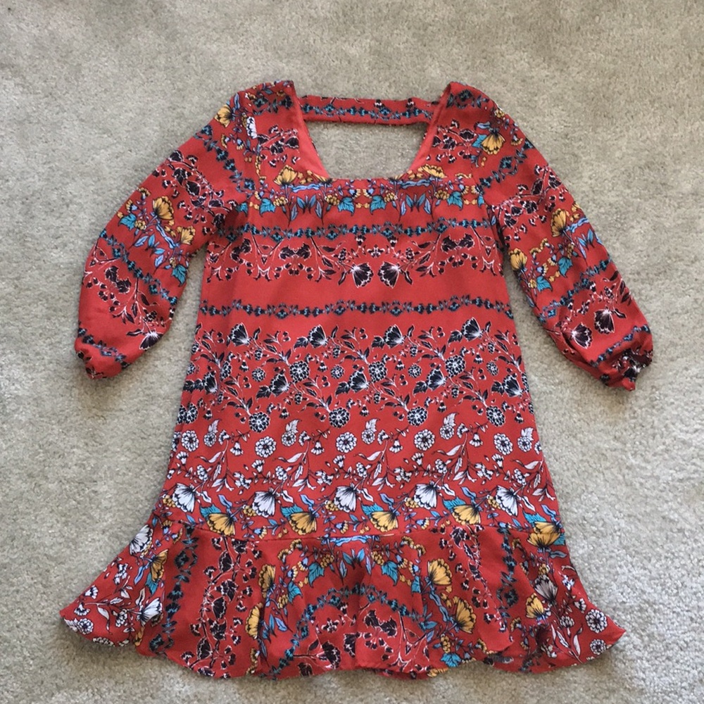 Floral mini dress
